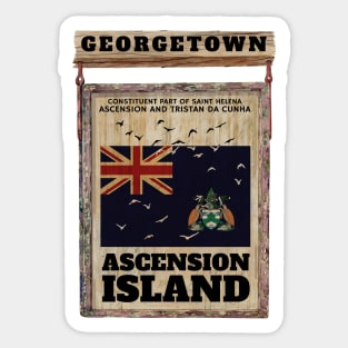 make a journey to Ascension Island Sticker